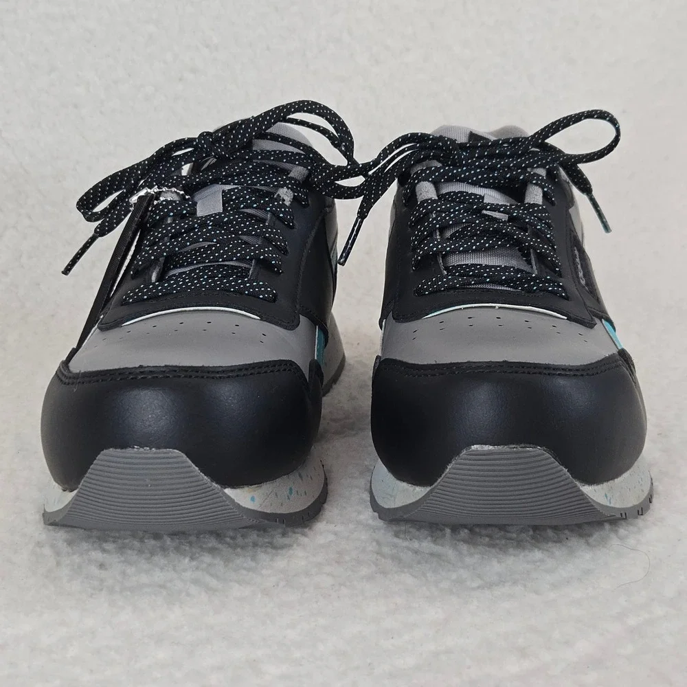 Reebok Harman Womens RB982 Composite Toe Work Sneaker 9W Grey Teal EH SR 9
